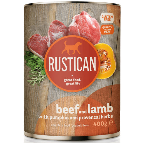 Hrana umeda pentru caini Rustican Vita-Miel 400g